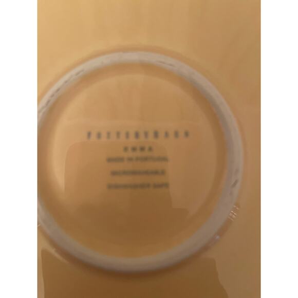 Pottery Barn EMMA butter yellow deep platters (2) - Picture 3 of 6